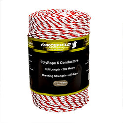 FORCEFIELD 6mm 6 CONDUCTOR  POLYROPE  200Mtr
