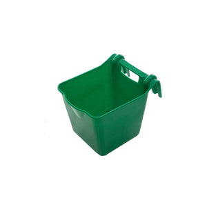 14" GREEN PVC HANGING FEED TROUGH PK