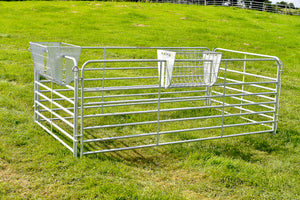 GIBNEY GALVANISED SHEEP HURDLE HAY RACK