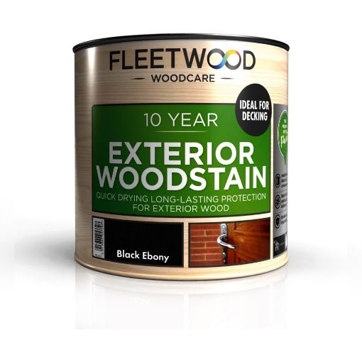 FLEETWOOD 10 YEAR EXTERIOR SATIN WOODSTAIN 2.5Ltr
