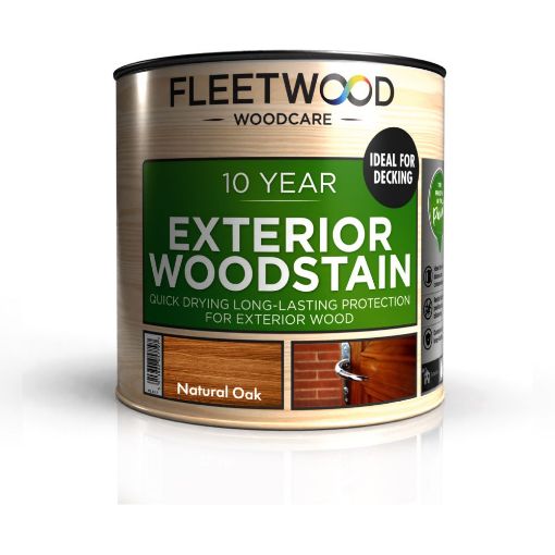 FLEETWOOD 10 YEAR EXTERIOR SATIN WOODSTAIN 250ml