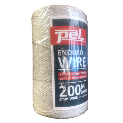 PEL ENDURO 15 STRAND POLY FENCE WIRE  200Mtr