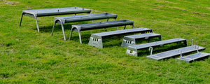 8ft GIBNEY GALVANISED WEANLING TROUGH  (350mm Wide)