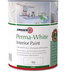 2.5Ltr  ZINSSER PERMA WHITE INTERIOR MATT