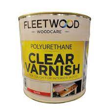 FLEETWOOD CLEAR POLYURETHANE GLOSS VARNISH