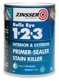 ZINSSER BULLS EYE 1-2-3 PRIMER SEALER