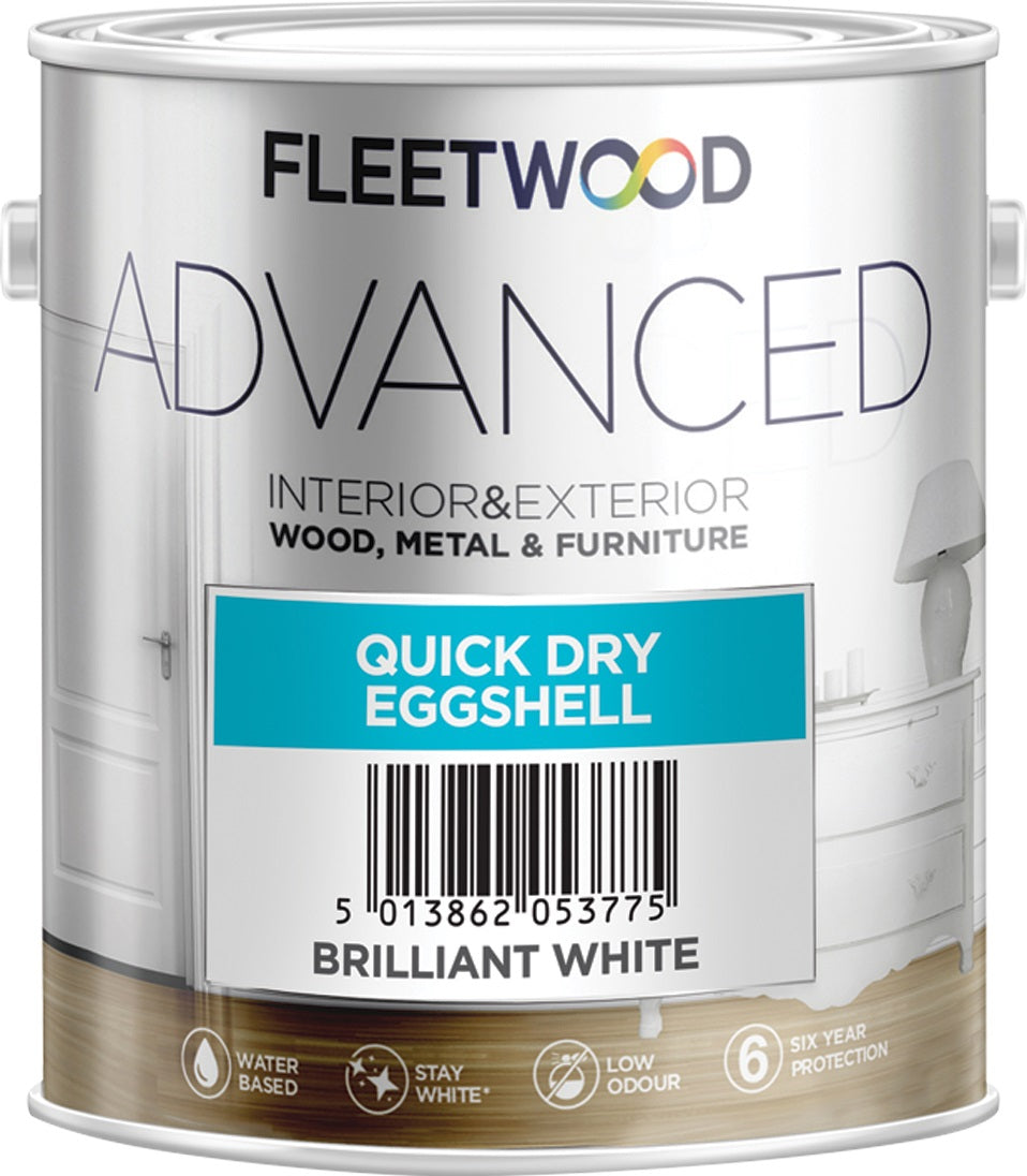 FLEETWOOD ADVANCED QUICK DRYING EGGSHELL WHITE