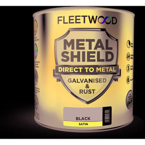 1Ltr  Fleetwood Metal Shield Matt Black