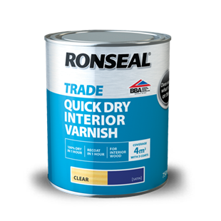 RONSEAL QUICK DRYING INTERIOR VARNISH CLEAR