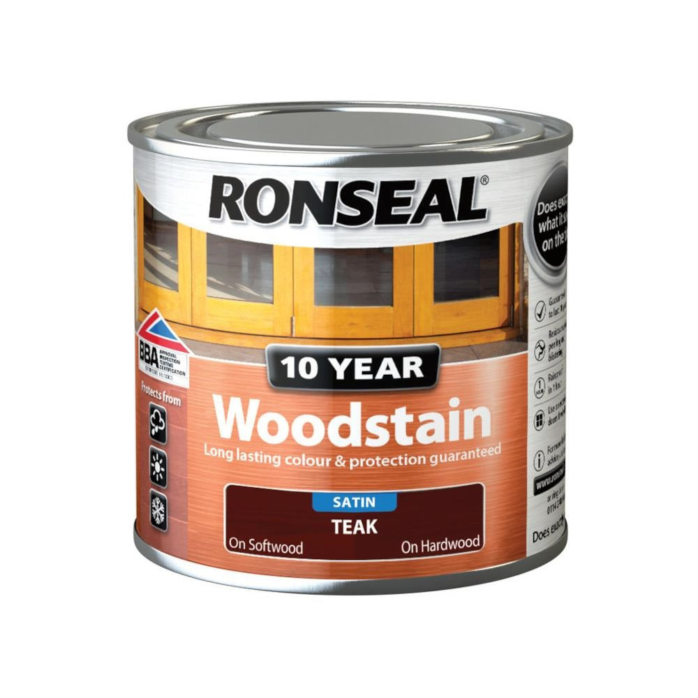 RONSEAL 10 YEAR SATIN WOODSTAIN 2.5Ltr