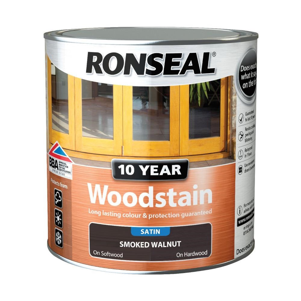 RONSEAL 10 YEAR SATIN WOODSTAIN 2.5Ltr